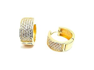 Creolen 925 AG gelb vergoldet