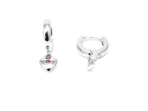 Kindercreole Herz 925 Ag rhodiniert