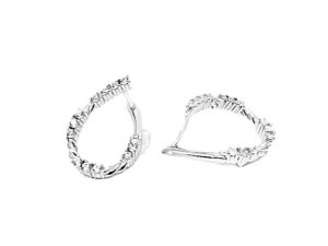 Creolen 925 Ag rhodiniert