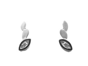 Ohrstecker Einsteiner 925 Ag rhodiniert