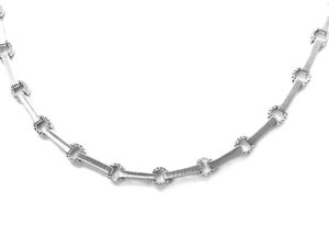 Collier Mehrsteiner 925 Ag rhodiniert