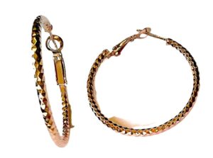 Creolen 925 Ag Rosé vergoldet