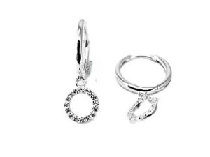 Creolen 925 Ag rhodiniert