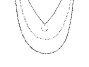 Collier ohne Stein Gravurplatte 925 Ag rhodiniert