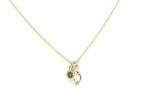 Collier Einsteiner 925 AG gelb vergoldet