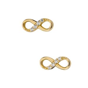 Ohrstecker Mehrsteiner Unendlichkeitszeichen 585 GG