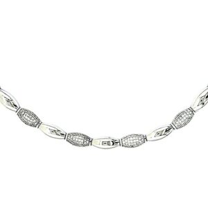 Collier mit Behang 925 Ag rhodiniert