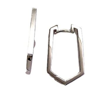 Creolen 925 Ag rhodiniert