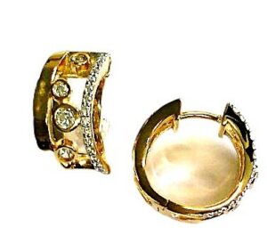 Creolen 925 AG gelb vergoldet