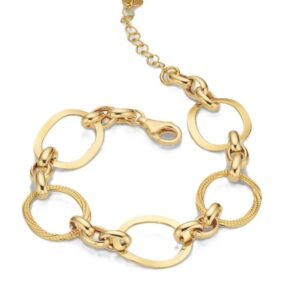 Armband 925 AG gelb vergoldet