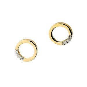 Ohrstecker ohne Stein 585 GG