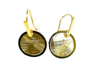 Ohrpendel 925 AG gelb vergoldet