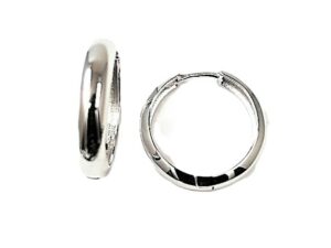 Creolen 925 Ag rhodiniert