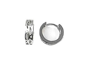 Creolen 925 Ag rhodiniert