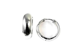 Creolen 925 Ag rhodiniert