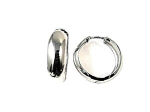 Creolen 925 Ag rhodiniert