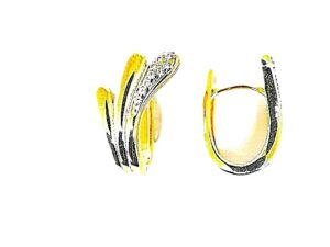 Creolen 925 AG gelb vergoldet