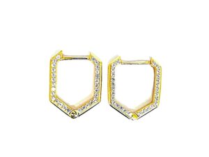 Creolen 925 AG gelb vergoldet