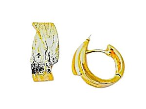 Creolen 925 AG gelb vergoldet