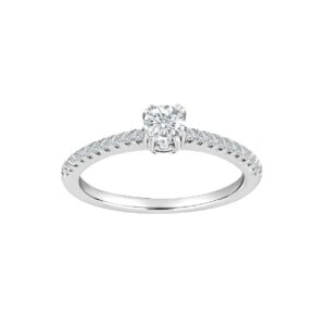 Damenring Mehrsteiner 925 Ag rhodiniert