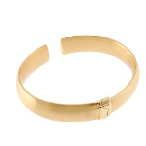 Armreif mit Scharnier 925 AG gelb vergoldet