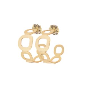 Creolstecker 925 AG gelb vergoldet