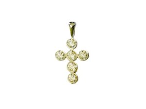 Anhänger Kreuz 925 Ag rhodiniert