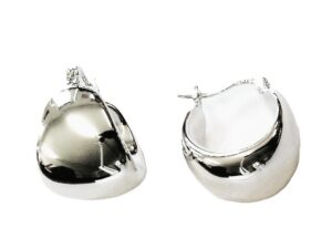 Creolen 925 Ag rhodiniert