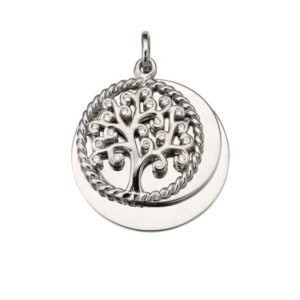 Anhänger Lebensbaum 925 Ag rhodiniert