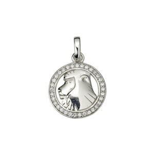 Sternzeichen Löwe 925 Ag rhodiniert