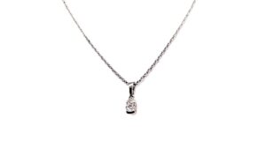 Solitäranhänger 585 GG/WG