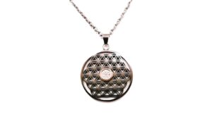 Collier mit Behang Lebensblume Titan Bicolor