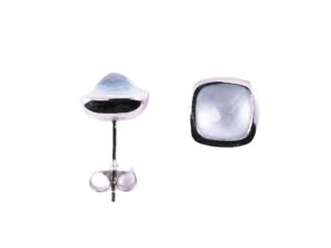 Ohrstecker Einsteiner 925 Ag rhodiniert