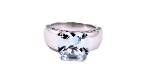 Damenring Mehrsteiner 925 Ag rhodiniert