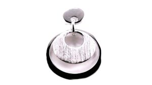 Anhänger ohne Stein 925 Ag rhodiniert