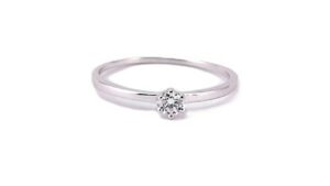Damenring Solitär Antragsring 585 WG