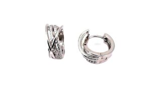 Creolen 925 Ag rhodiniert