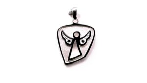 Anhänger Schutzengel Flügel Schutzengel 925 Ag rhodiniert