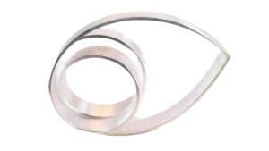 Damenring ohne Stein 925 Ag