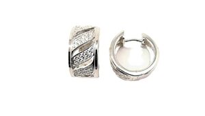 Creolen Creole 925 Ag rhodiniert