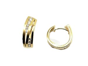 Creolen Creole 925 AG gelb vergoldet