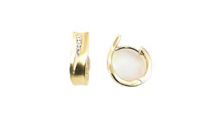 Creolen 925 AG gelb vergoldet