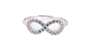 Damenring Mehrsteiner Unendlichkeitszeichen 375 WG
