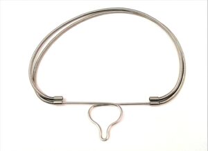 Krawattenschmuck Edelstahl