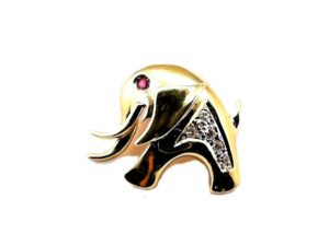 Anhänger Tiere Elefant 585 GG