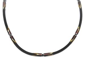 Collier ohne Stein Edelstahl vergoldet