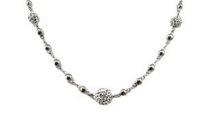 Collier Mehrsteiner Edelstahl