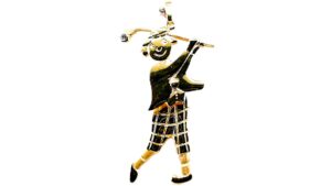 Anhänger Symbole Clown 925 AG gelb vergoldet