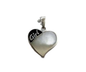 Gravurplatte Herz 925 Ag