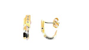 Creolen 585 GG/Rhodiniert